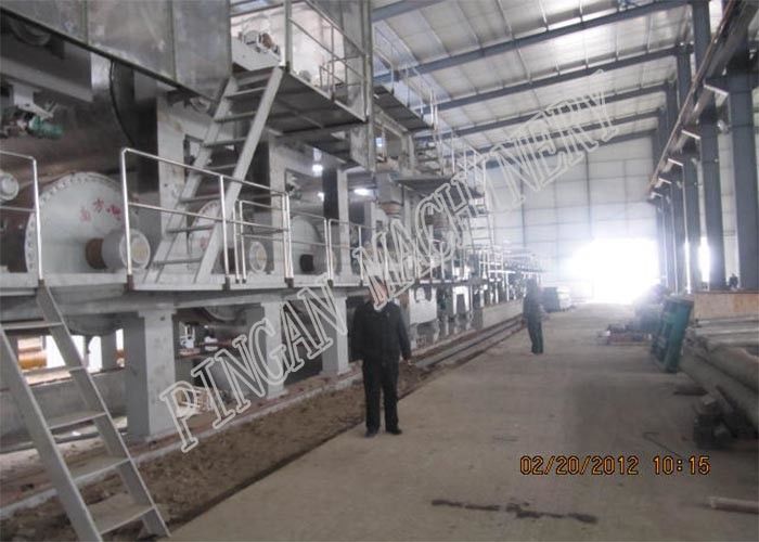 Single Wire Fluting Paper Mill Machine For Making High Strength Corrugated Paper