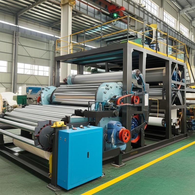 200KW Installation Power kraft paper machine featuring 2PLY Wire Cylinder Mold Type designed for paper manufacturing