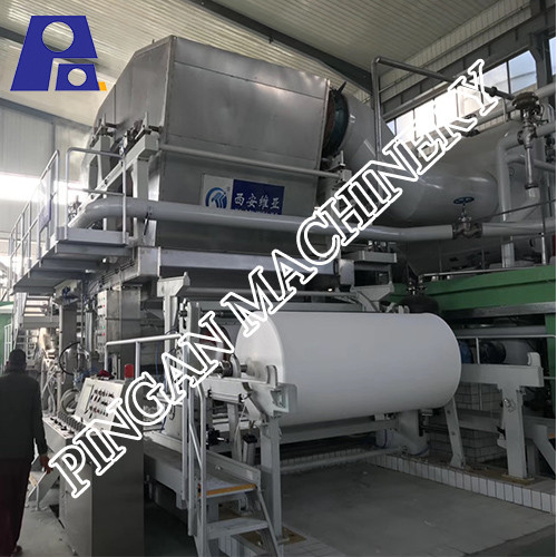Hydraulic 20T/D Toilet Paper Making Machine Polish Treatment Tissue Making Machine