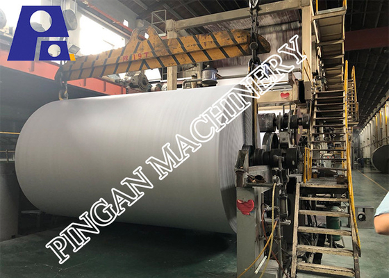 le fil 4ply a enduit la chaîne de production duplex de papier de conseil 1650KW